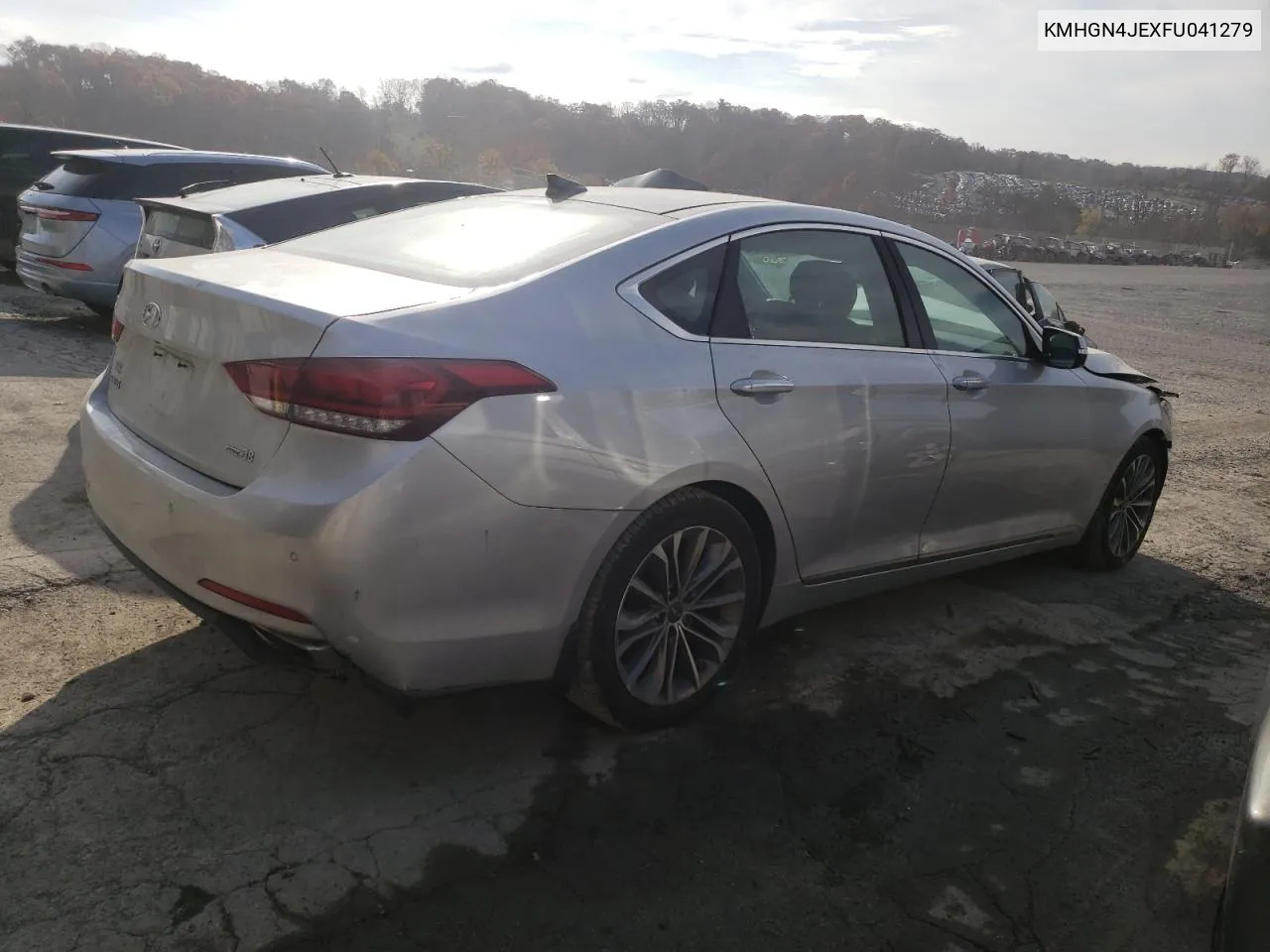 2015 Hyundai Genesis 3.8L VIN: KMHGN4JEXFU041279 Lot: 78826064