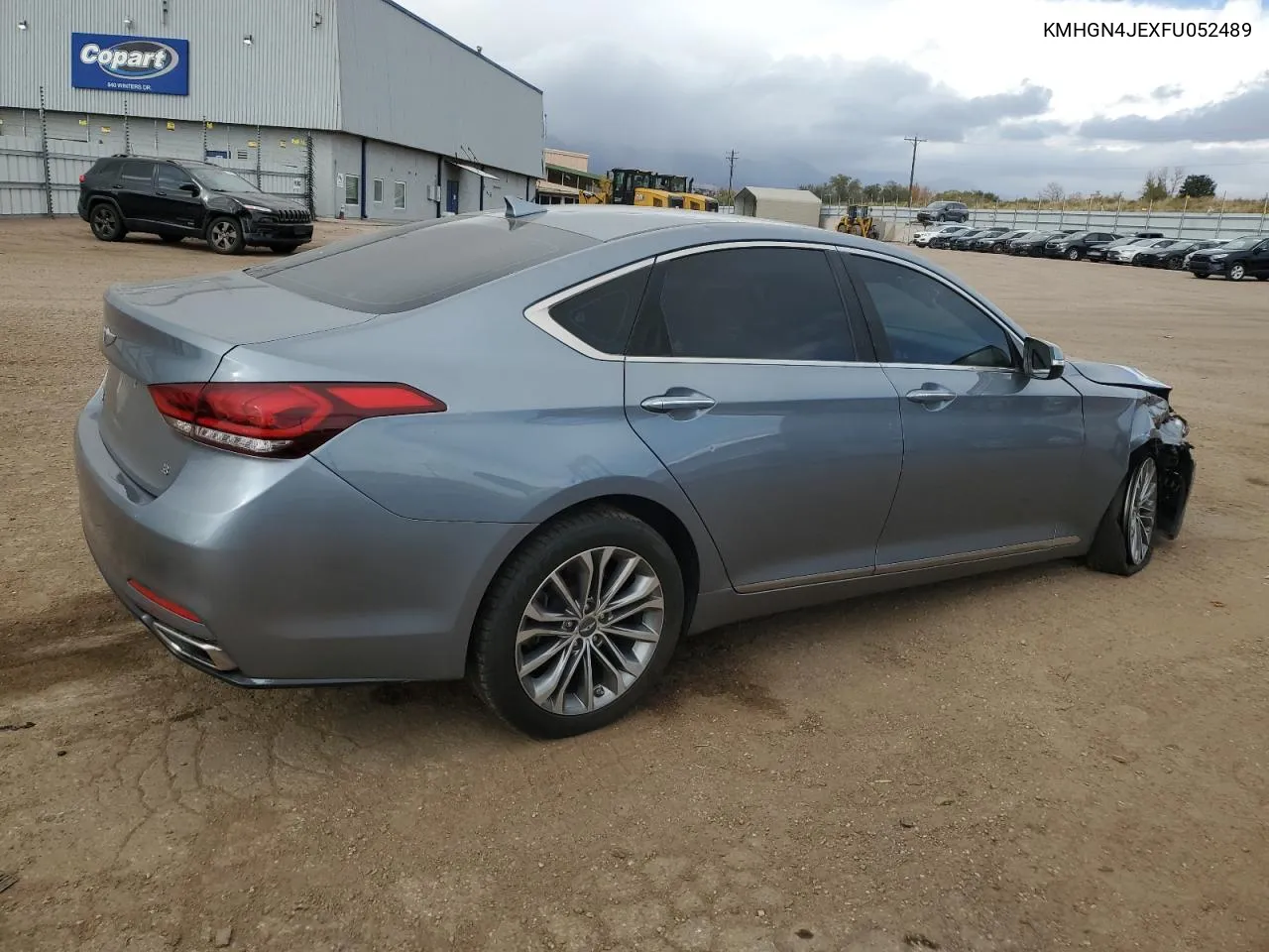 2015 Hyundai Genesis 3.8L VIN: KMHGN4JEXFU052489 Lot: 78834774