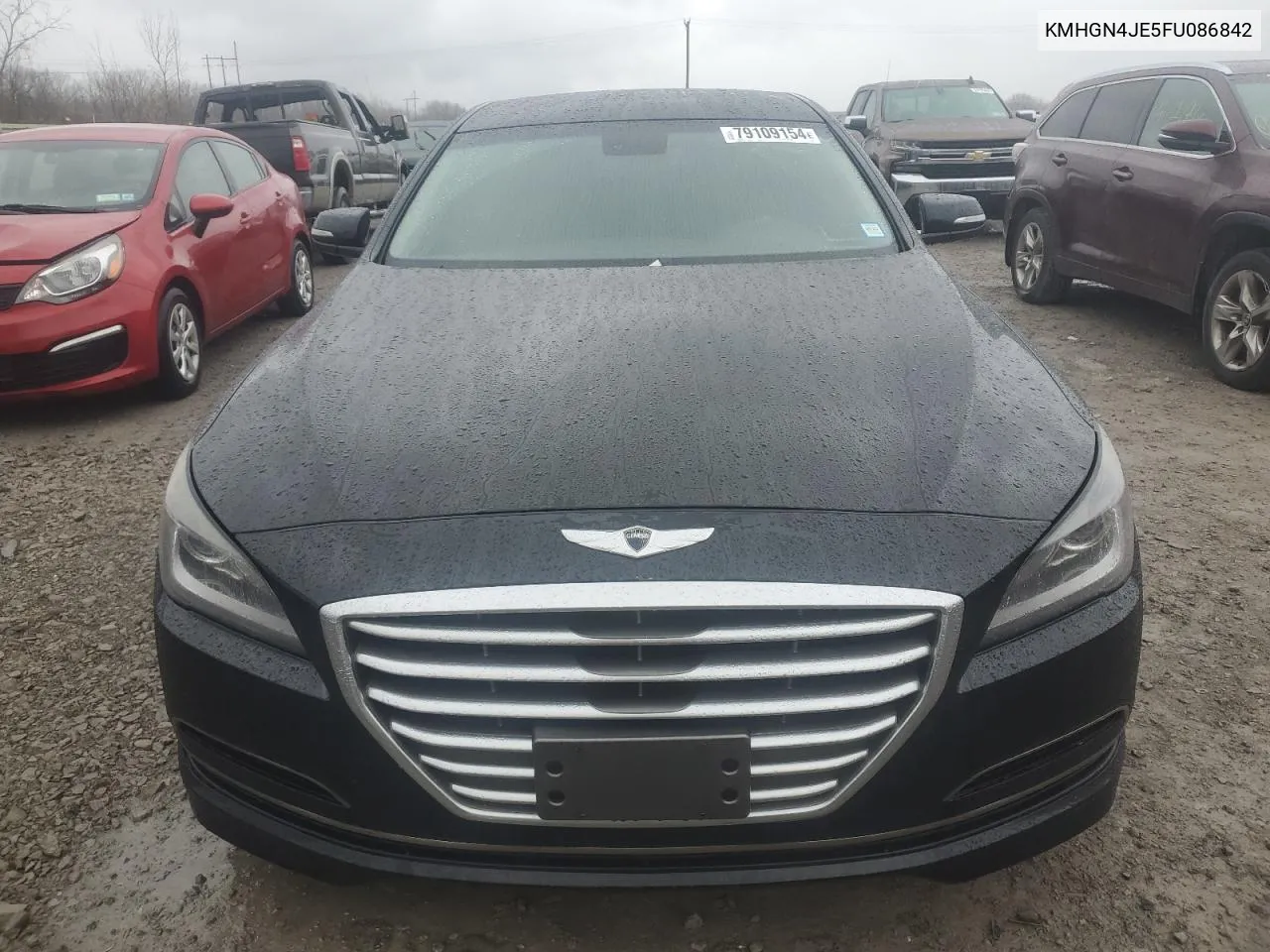 2015 Hyundai Genesis 3.8L VIN: KMHGN4JE5FU086842 Lot: 79109154