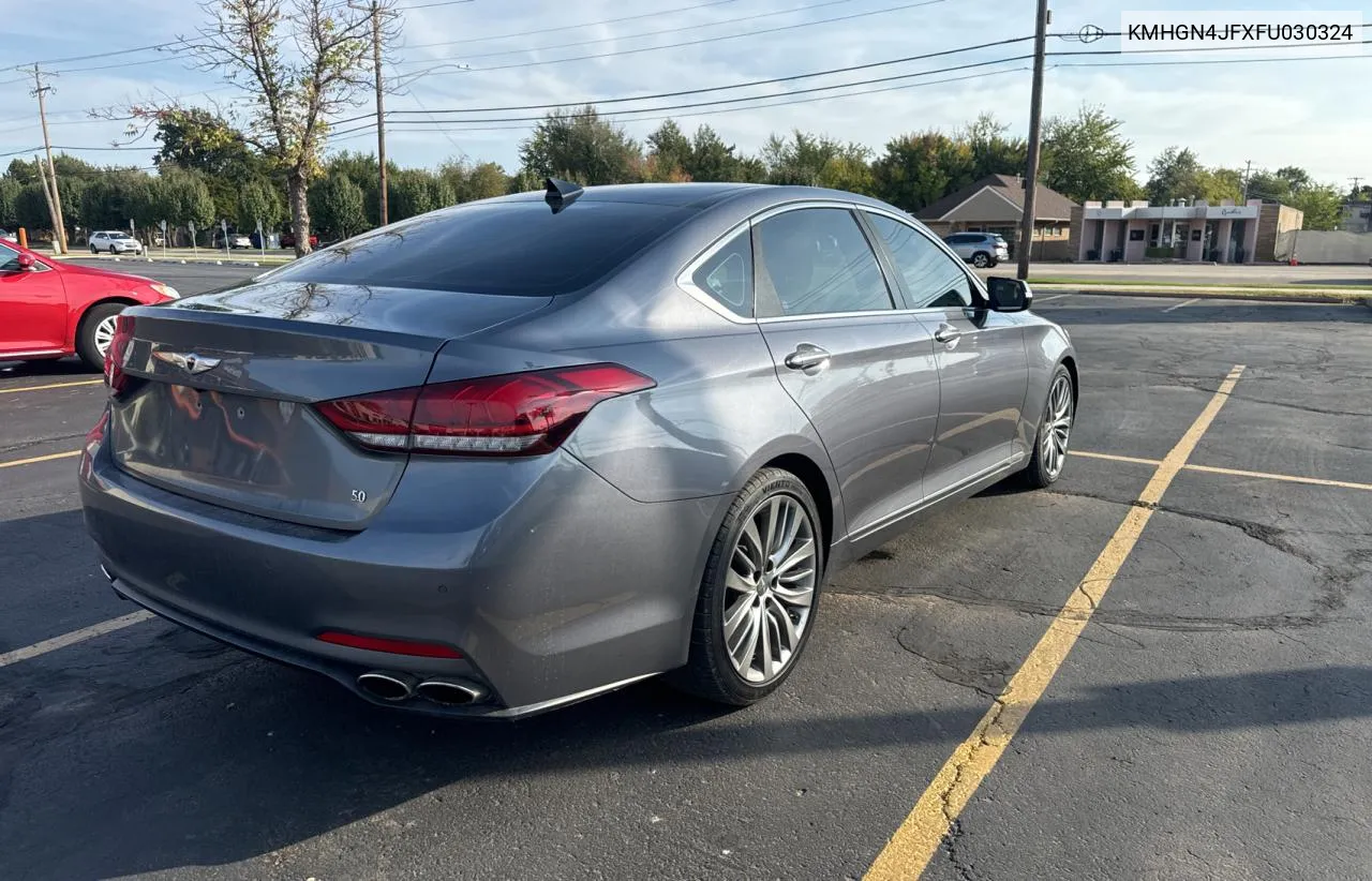 2015 Hyundai Genesis 5.0L VIN: KMHGN4JFXFU030324 Lot: 79303304