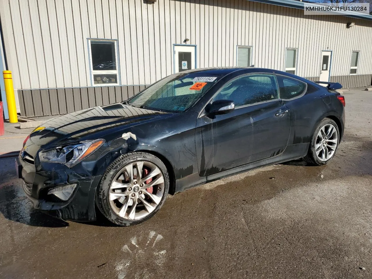 2015 Hyundai Genesis Coupe 3.8L VIN: KMHHU6KJ1FU130284 Lot: 79311154