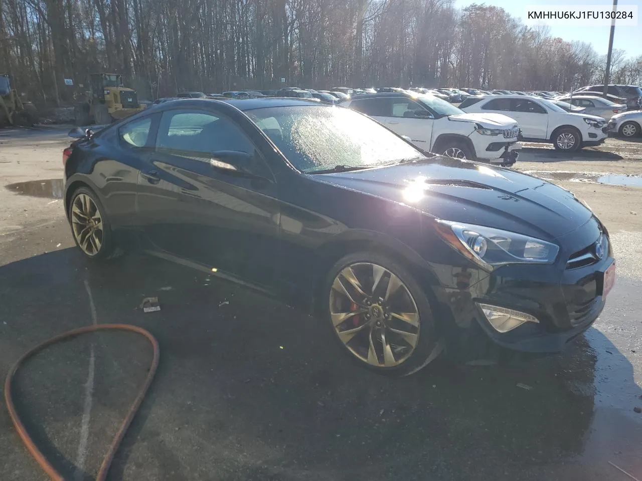 2015 Hyundai Genesis Coupe 3.8L VIN: KMHHU6KJ1FU130284 Lot: 79311154