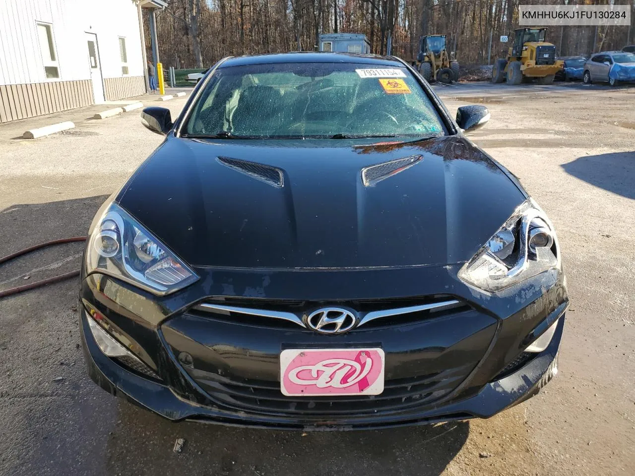 2015 Hyundai Genesis Coupe 3.8L VIN: KMHHU6KJ1FU130284 Lot: 79311154