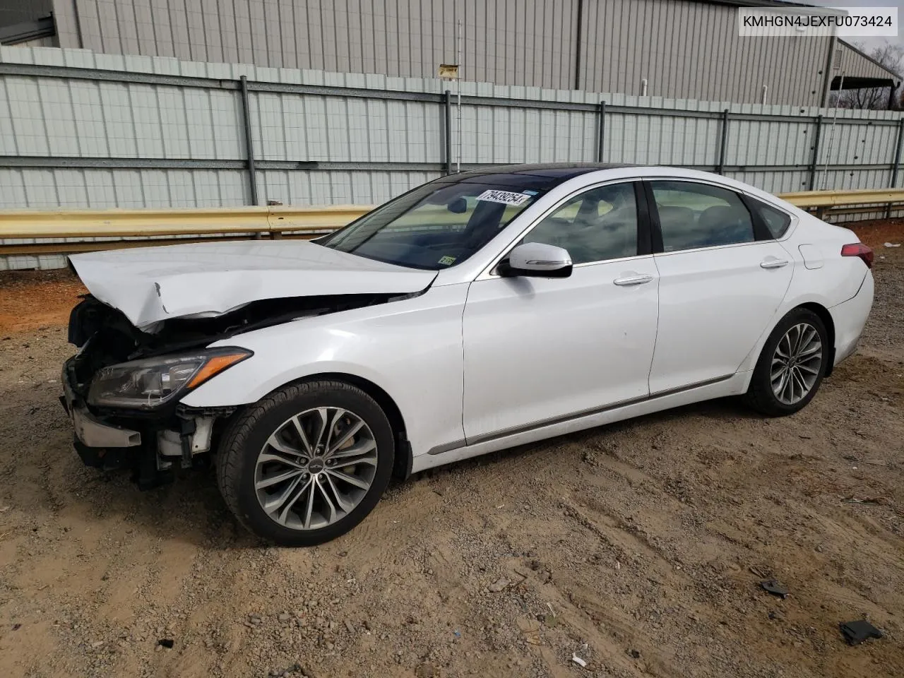 2015 Hyundai Genesis 3.8L VIN: KMHGN4JEXFU073424 Lot: 79439254