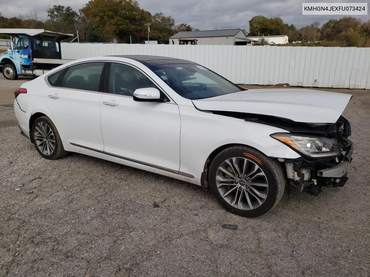 2015 Hyundai Genesis 3.8L VIN: KMHGN4JEXFU073424 Lot: 79439254