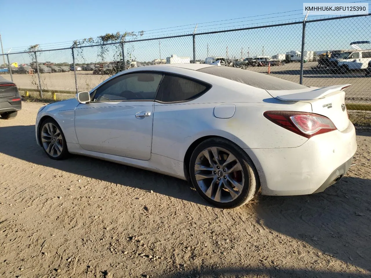 2015 Hyundai Genesis Coupe 3.8L VIN: KMHHU6KJ8FU125390 Lot: 81068604