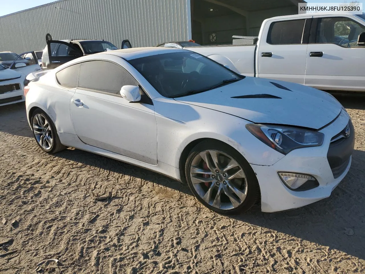 2015 Hyundai Genesis Coupe 3.8L VIN: KMHHU6KJ8FU125390 Lot: 81068604