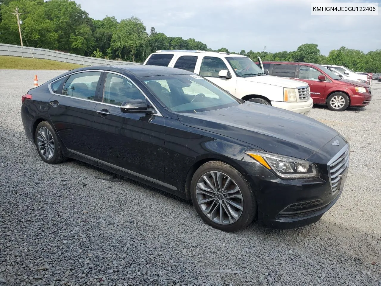 KMHGN4JE0GU122406 2016 Hyundai Genesis 3.8L