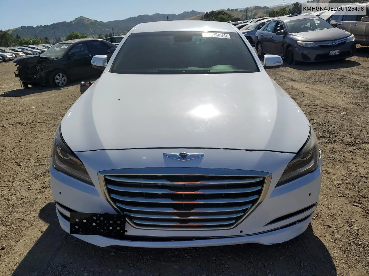 2016 Hyundai Genesis 3.8L VIN: KMHGN4JE2GU125498 Lot: 54595884