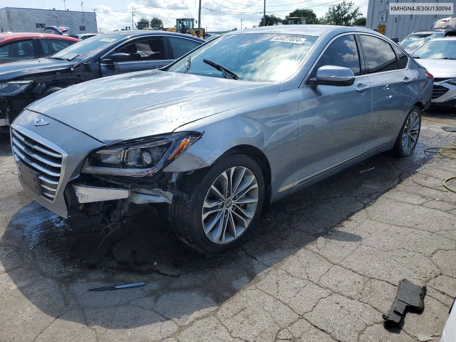 KMHGN4JE3GU130094 2016 Hyundai Genesis 3.8L