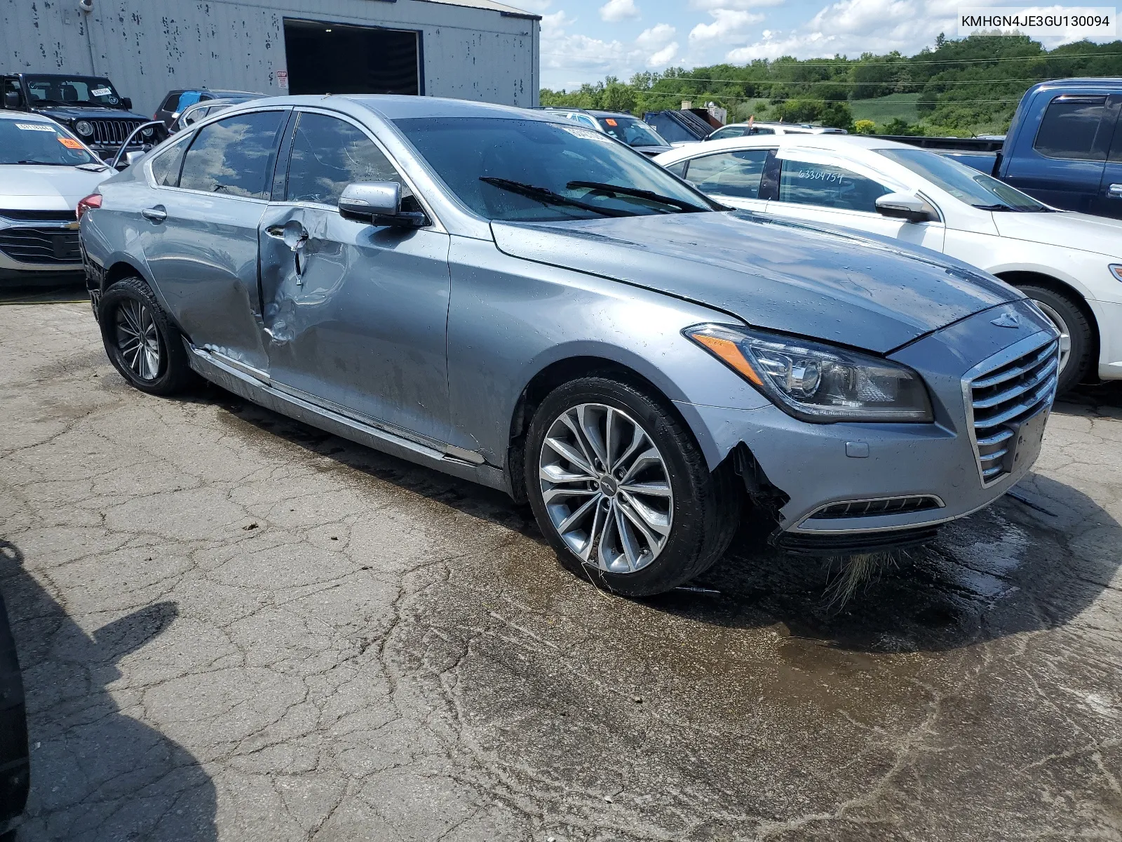 KMHGN4JE3GU130094 2016 Hyundai Genesis 3.8L