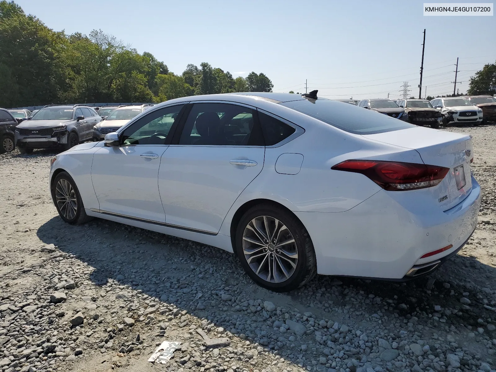 2016 Hyundai Genesis 3.8L VIN: KMHGN4JE4GU107200 Lot: 64961584