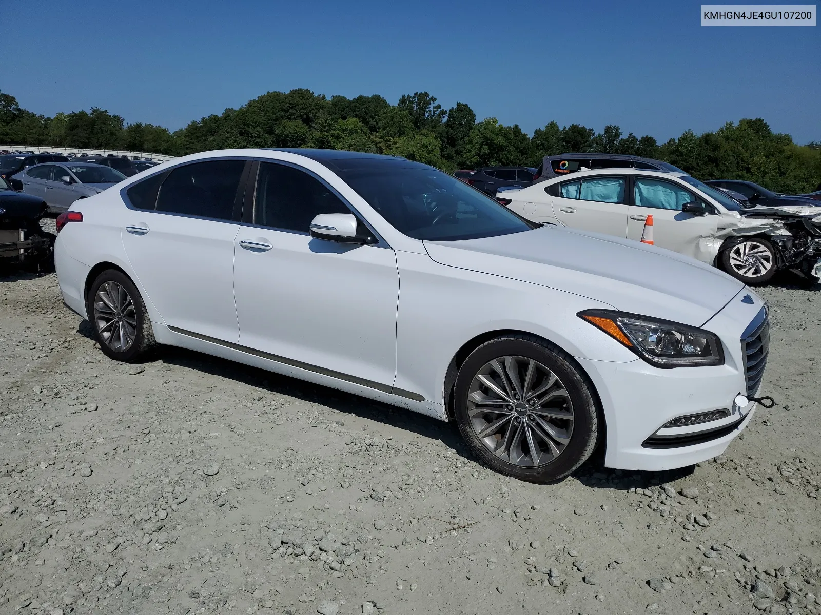 KMHGN4JE4GU107200 2016 Hyundai Genesis 3.8L