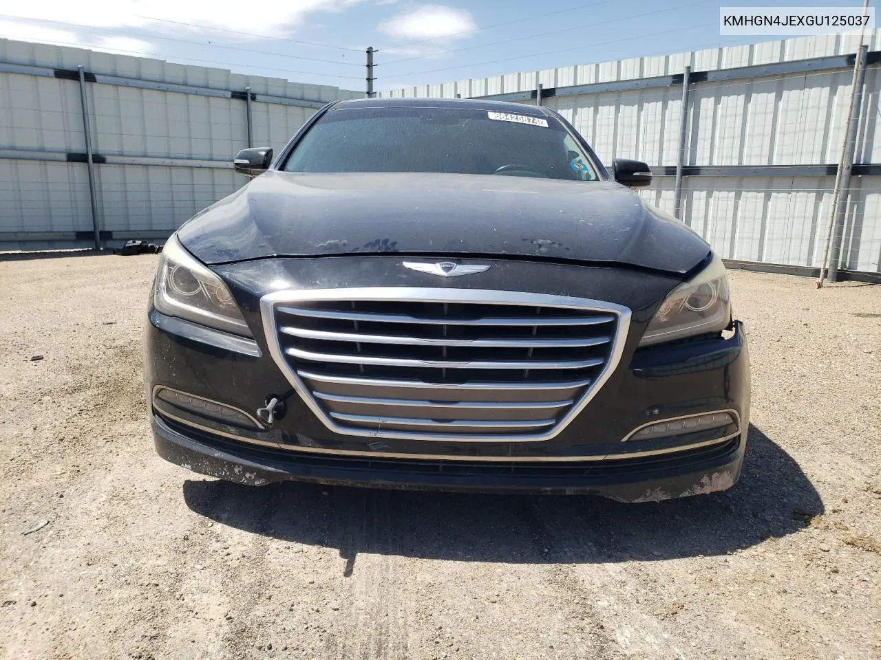 2016 Hyundai Genesis 3.8L VIN: KMHGN4JEXGU125037 Lot: 66425874