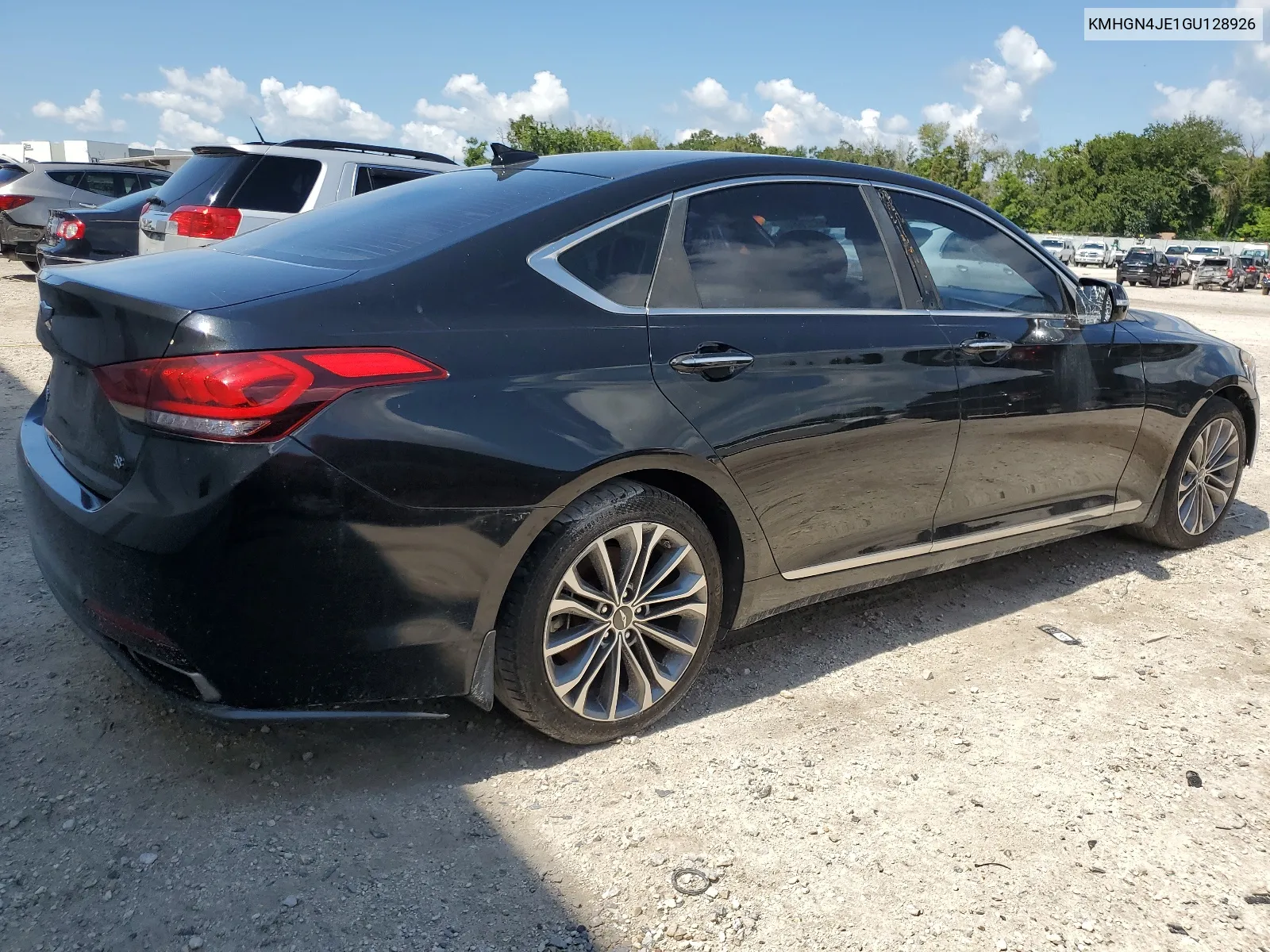 2016 Hyundai Genesis 3.8L VIN: KMHGN4JE1GU128926 Lot: 66822664