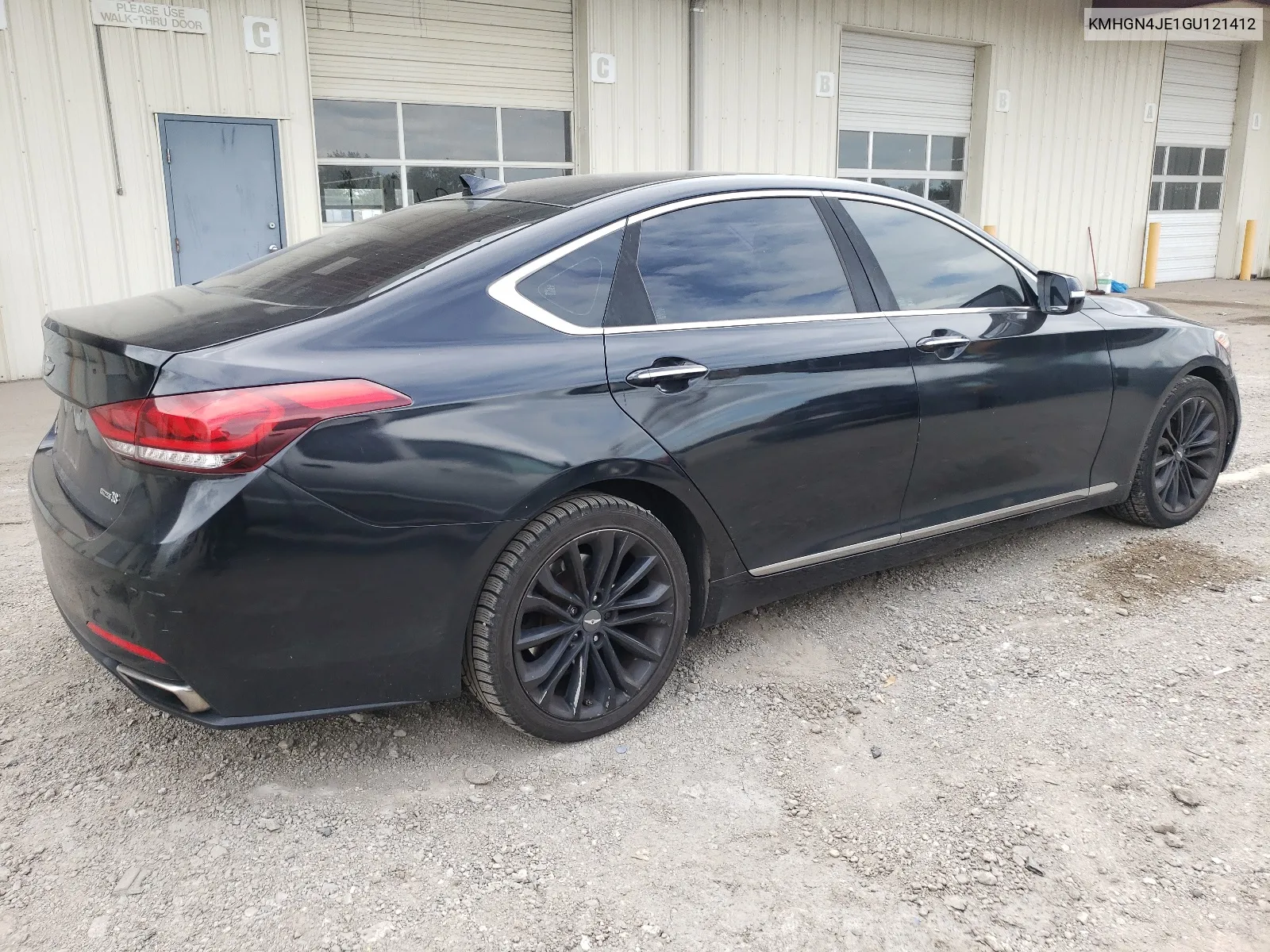 2016 Hyundai Genesis 3.8L VIN: KMHGN4JE1GU121412 Lot: 66902124