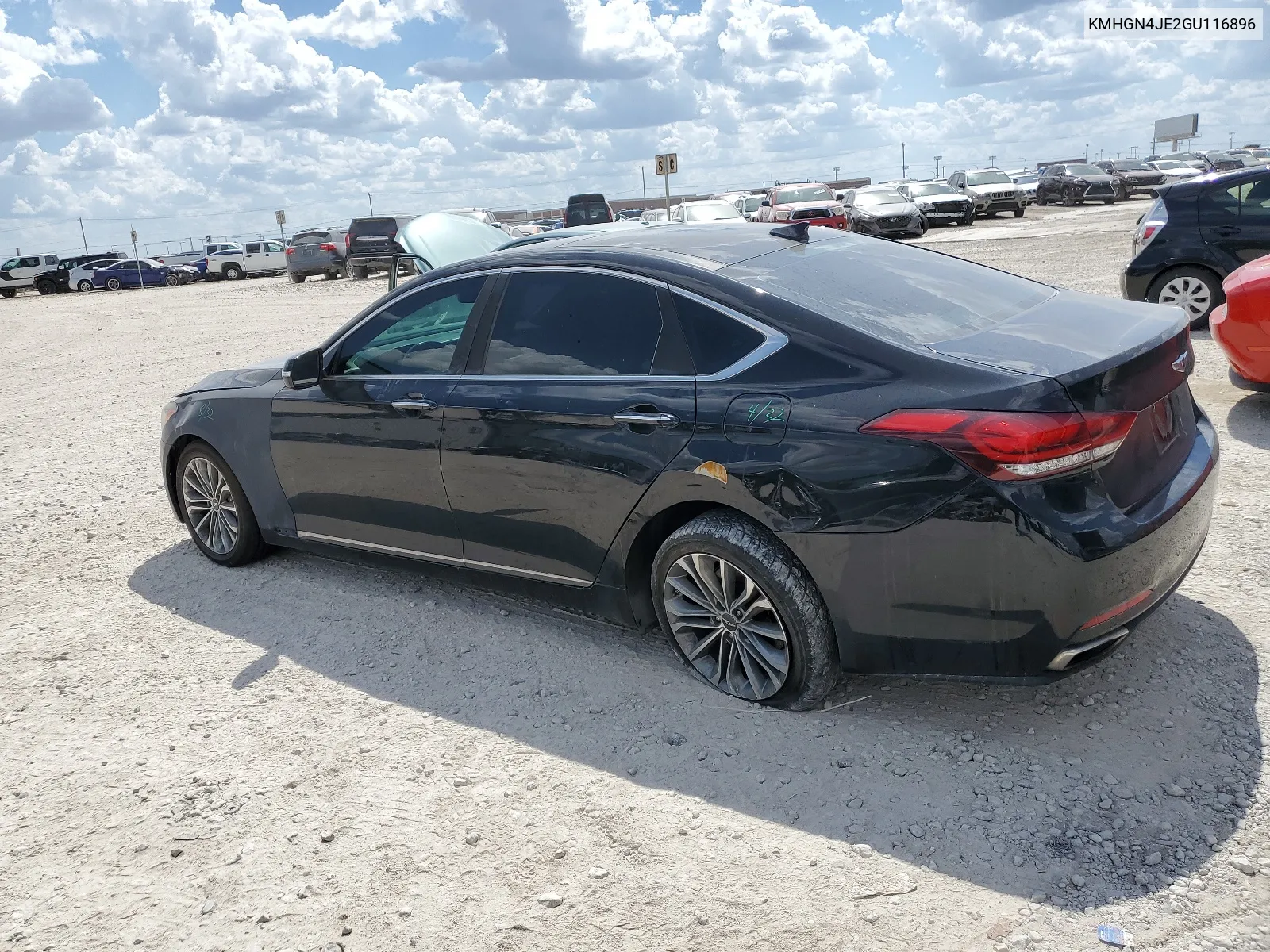 KMHGN4JE2GU116896 2016 Hyundai Genesis 3.8L