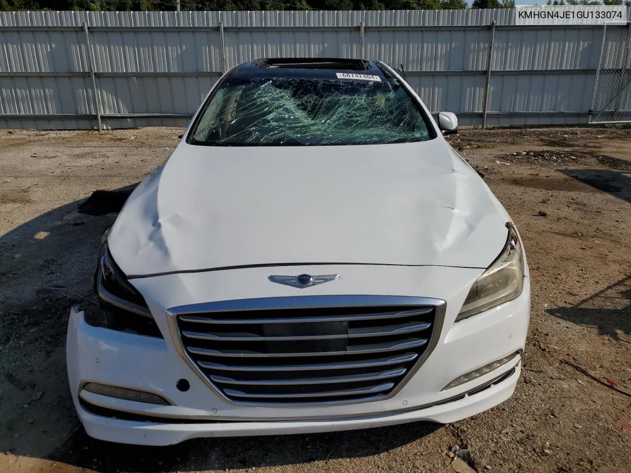 KMHGN4JE1GU133074 2016 Hyundai Genesis 3.8L