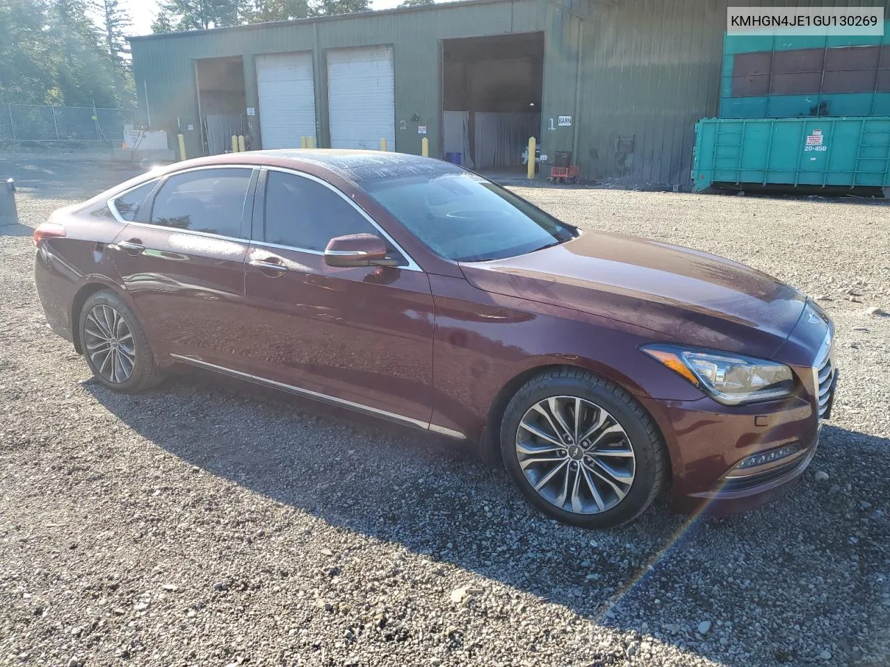 KMHGN4JE1GU130269 2016 Hyundai Genesis 3.8L