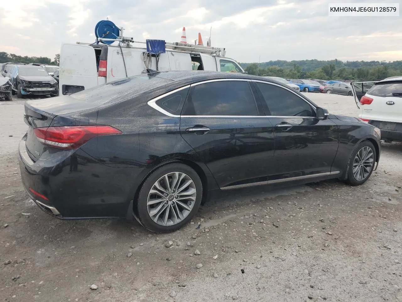 KMHGN4JE6GU128579 2016 Hyundai Genesis 3.8L