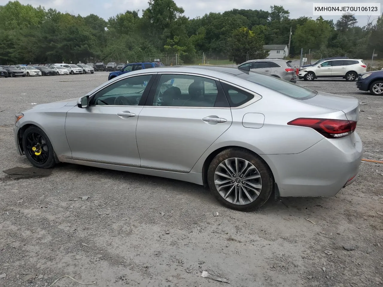 2016 Hyundai Genesis 3.8L VIN: KMHGN4JE7GU106123 Lot: 69416814