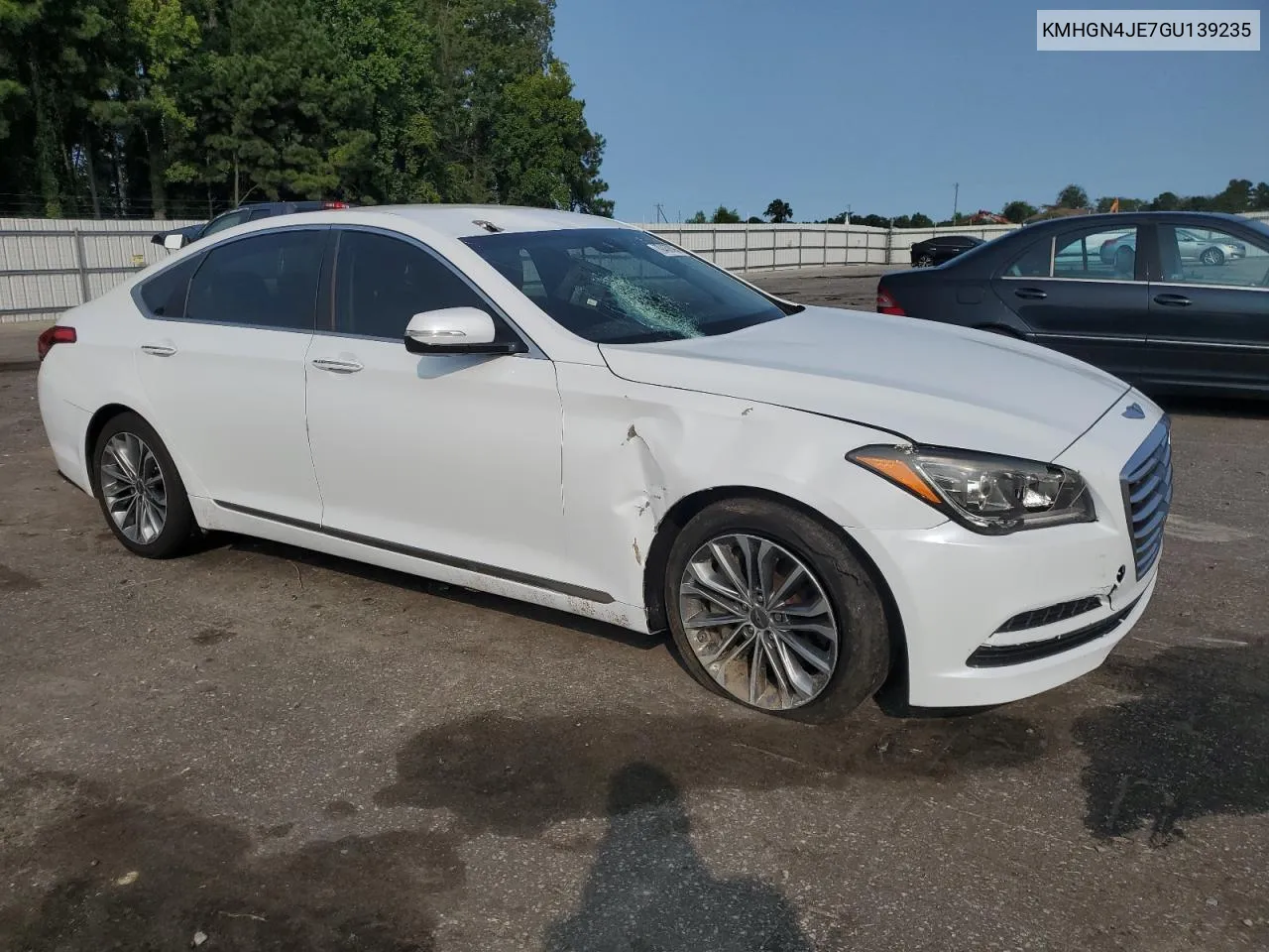 KMHGN4JE7GU139235 2016 Hyundai Genesis 3.8L