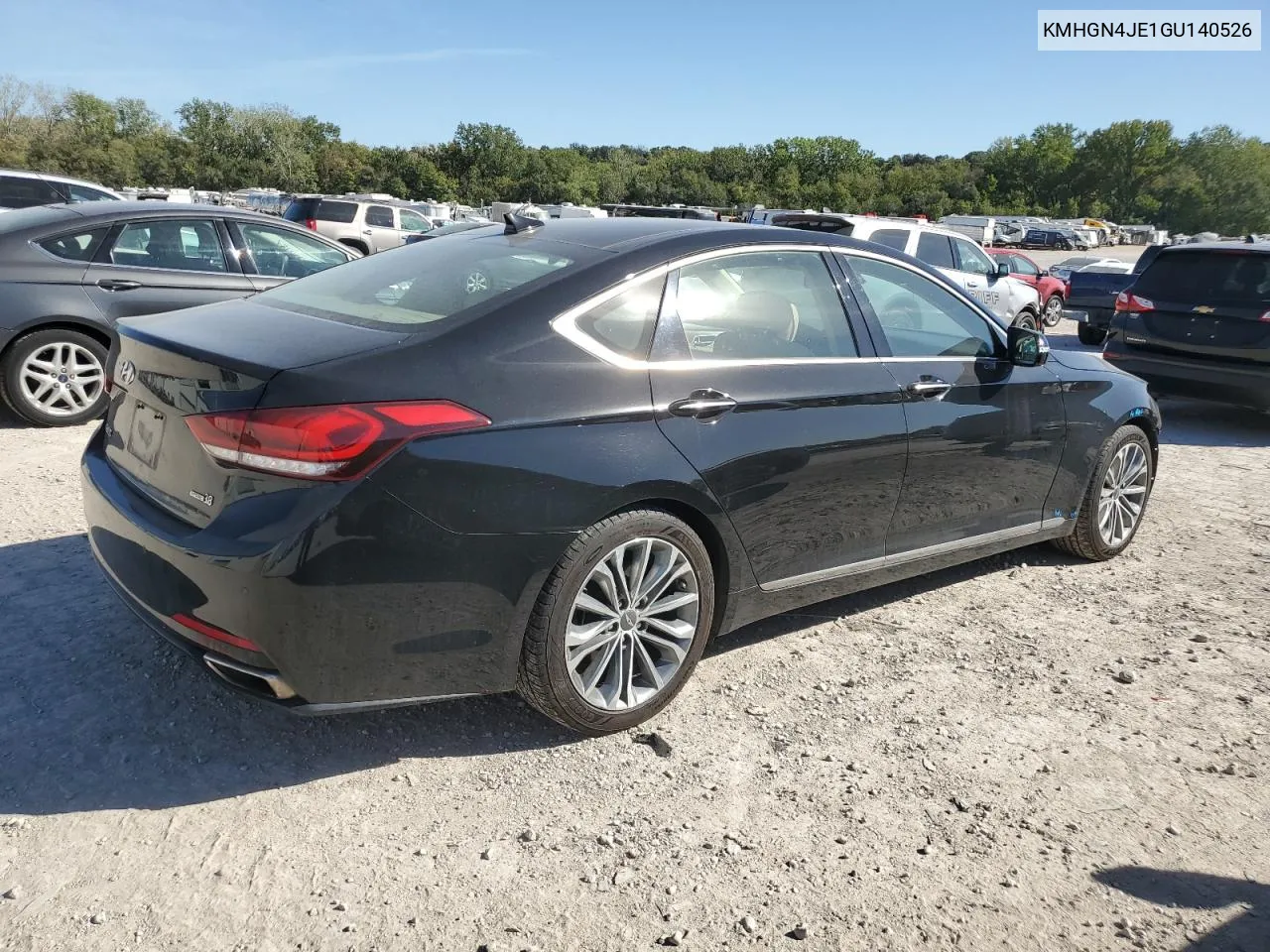 2016 Hyundai Genesis 3.8L VIN: KMHGN4JE1GU140526 Lot: 71561064