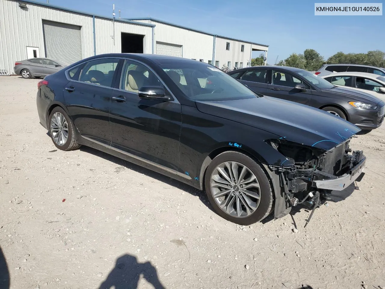 KMHGN4JE1GU140526 2016 Hyundai Genesis 3.8L