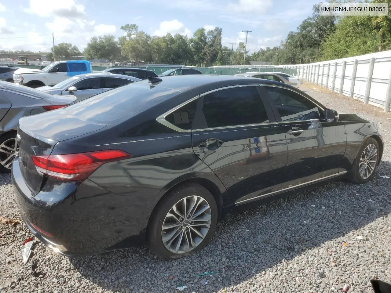 2016 Hyundai Genesis 3.8L VIN: KMHGN4JE4GU108055 Lot: 71763914