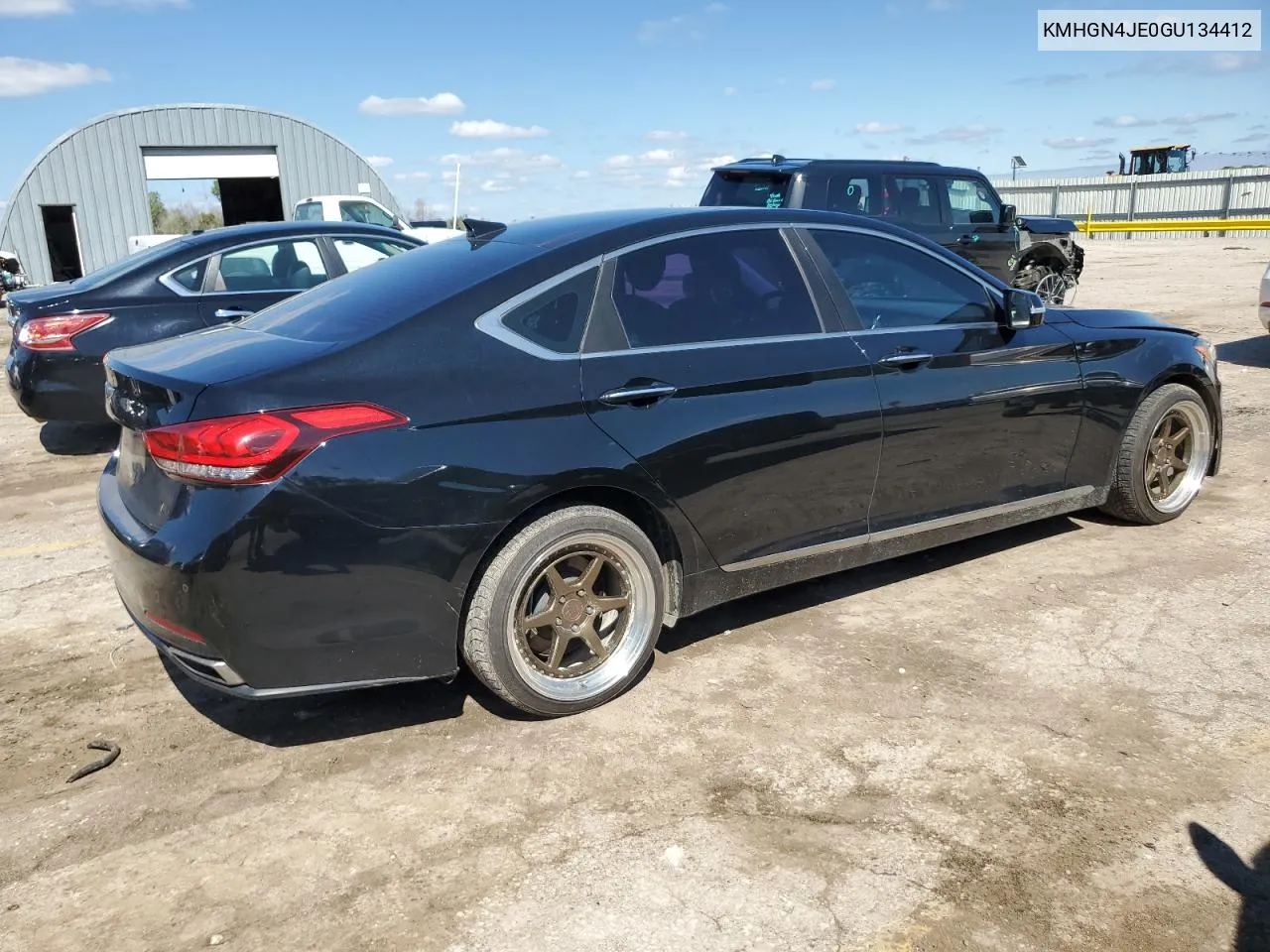 2016 Hyundai Genesis 3.8L VIN: KMHGN4JE0GU134412 Lot: 72688784