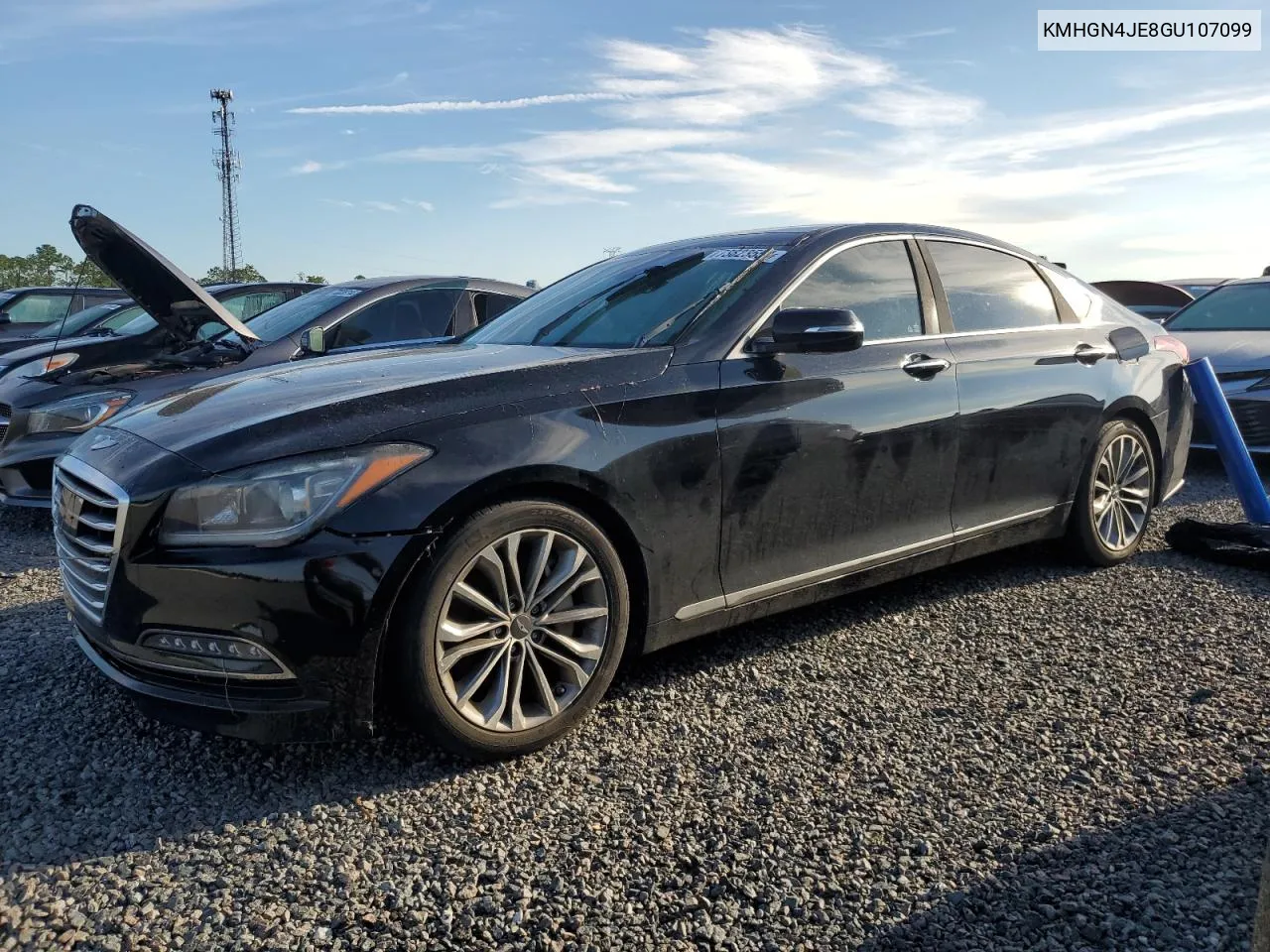 2016 Hyundai Genesis 3.8L VIN: KMHGN4JE8GU107099 Lot: 73823554