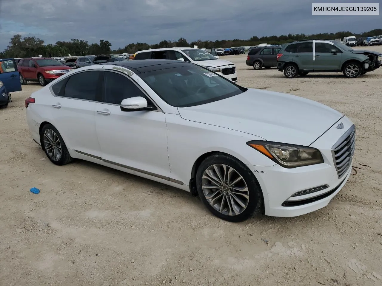 2016 Hyundai Genesis 3.8L VIN: KMHGN4JE9GU139205 Lot: 73884994