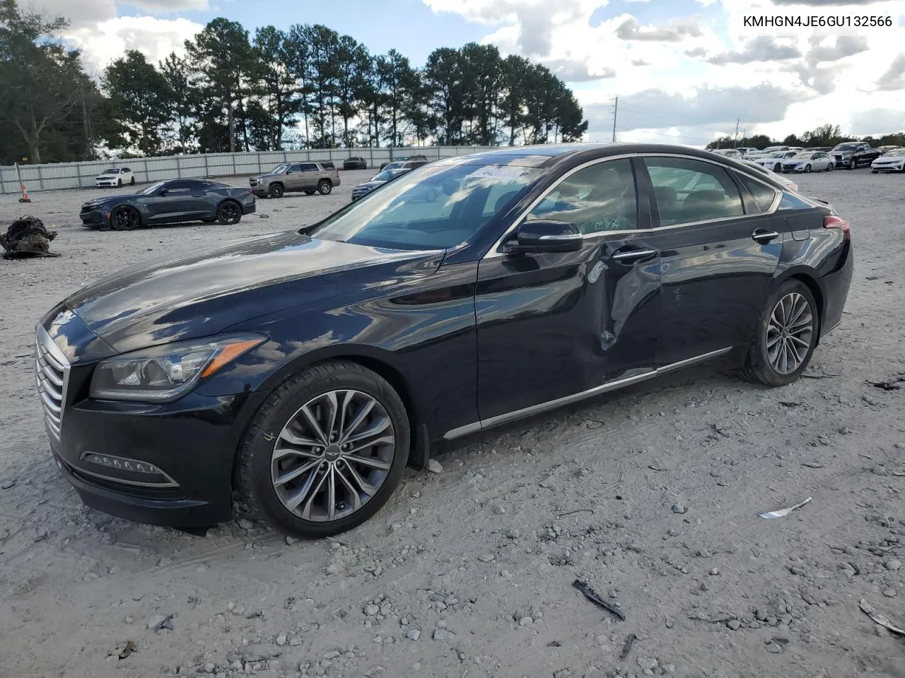 KMHGN4JE6GU132566 2016 Hyundai Genesis 3.8L