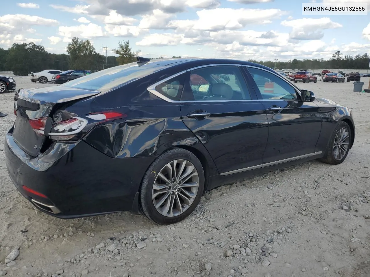 2016 Hyundai Genesis 3.8L VIN: KMHGN4JE6GU132566 Lot: 74428234