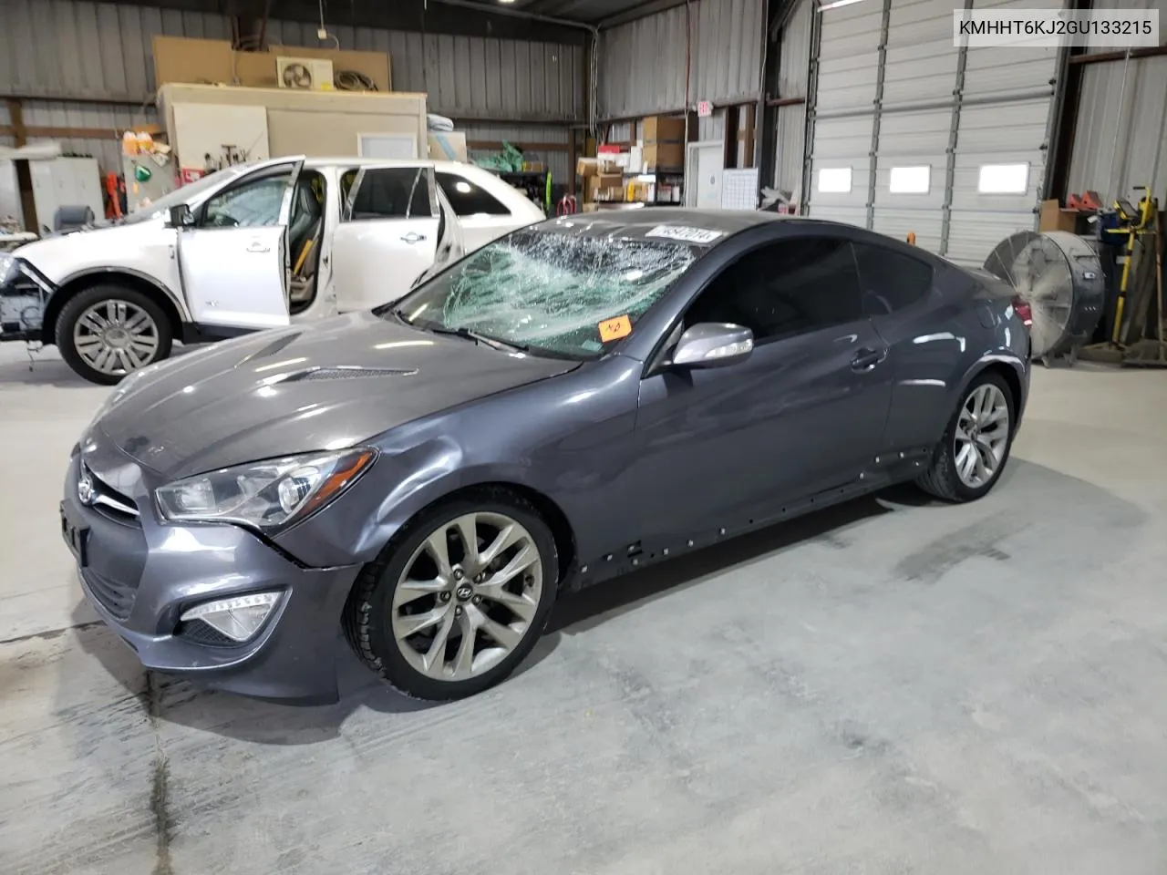 2016 Hyundai Genesis Coupe 3.8L VIN: KMHHT6KJ2GU133215 Lot: 74547014