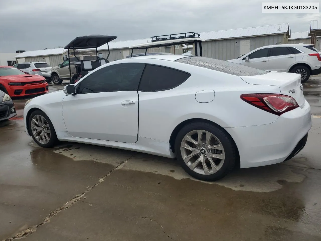 2016 Hyundai Genesis Coupe 3.8L VIN: KMHHT6KJXGU133205 Lot: 74793024