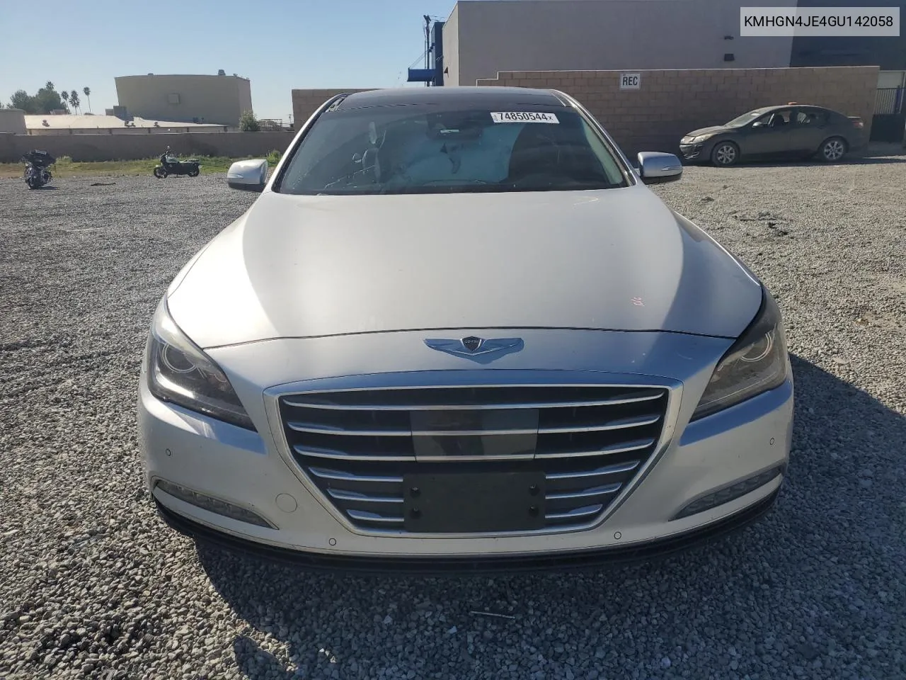 2016 Hyundai Genesis 3.8L VIN: KMHGN4JE4GU142058 Lot: 74850544