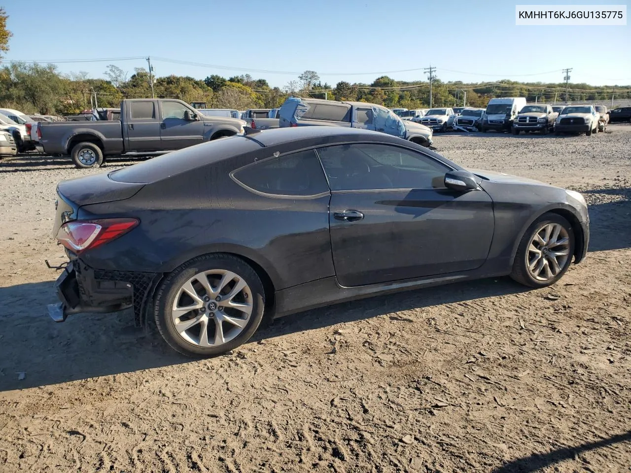 2016 Hyundai Genesis Coupe 3.8L VIN: KMHHT6KJ6GU135775 Lot: 75342884