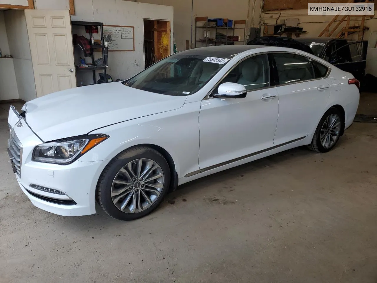 2016 Hyundai Genesis 3.8L VIN: KMHGN4JE7GU132916 Lot: 75398344