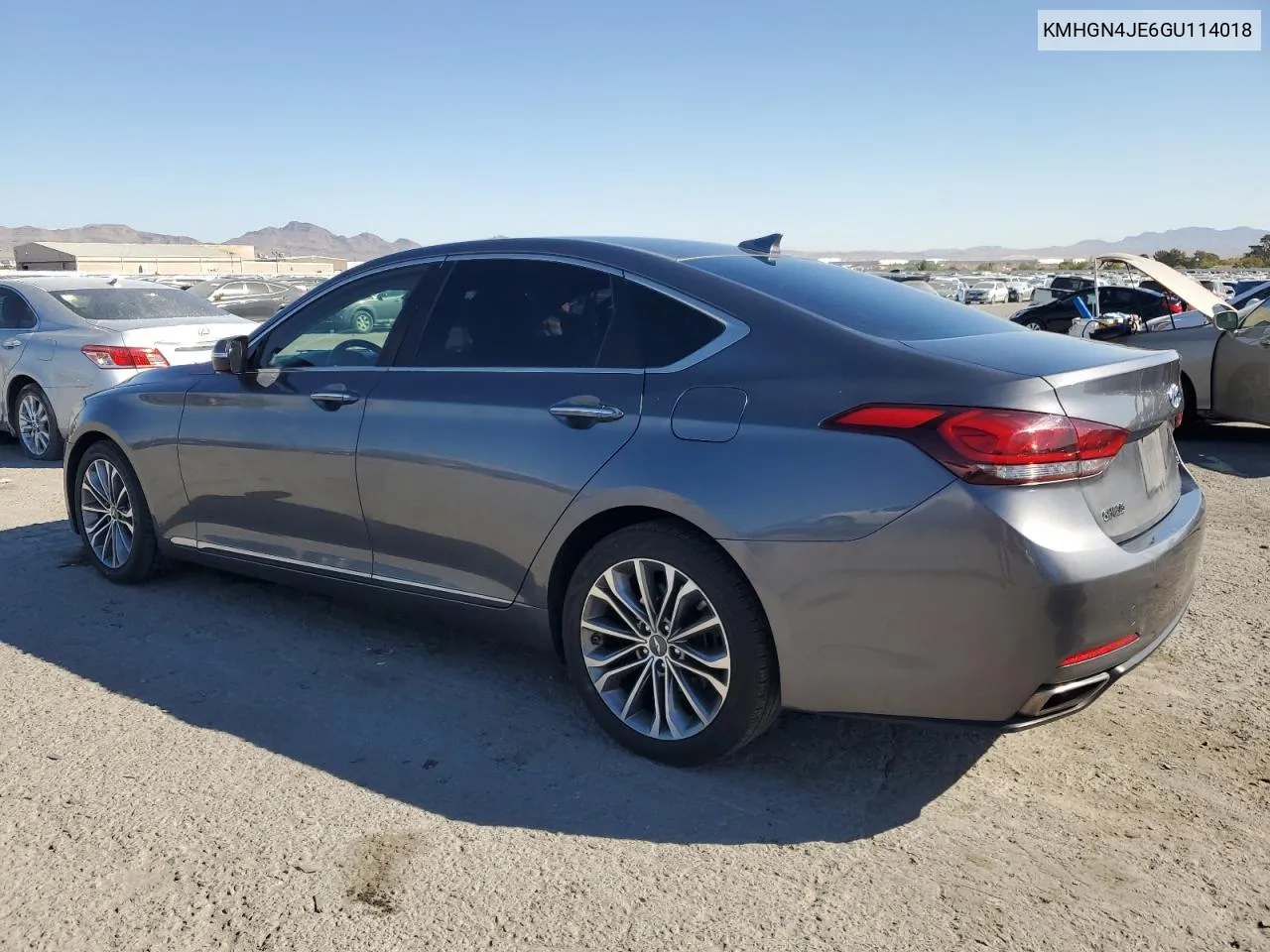 2016 Hyundai Genesis 3.8L VIN: KMHGN4JE6GU114018 Lot: 75476954