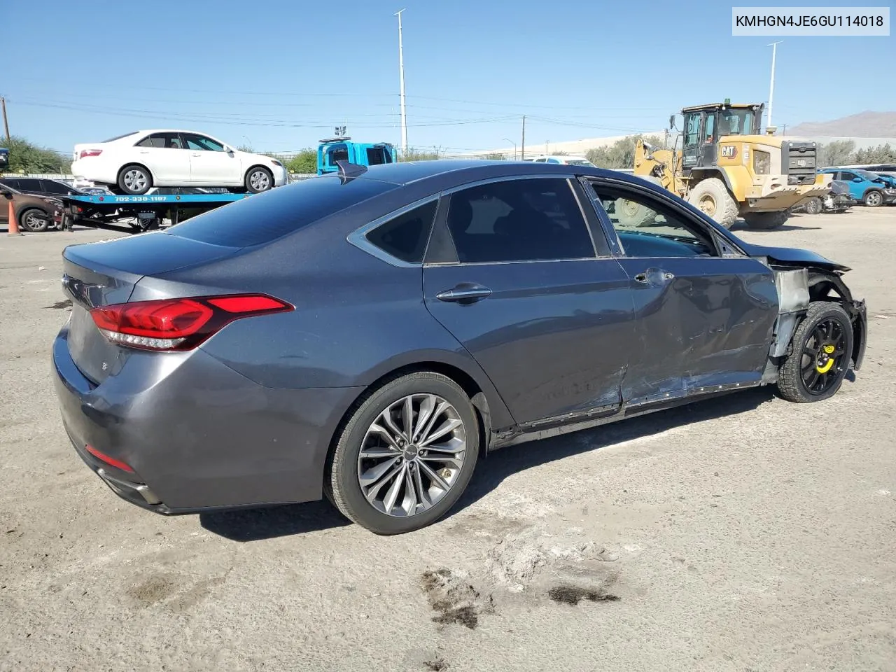 2016 Hyundai Genesis 3.8L VIN: KMHGN4JE6GU114018 Lot: 75476954