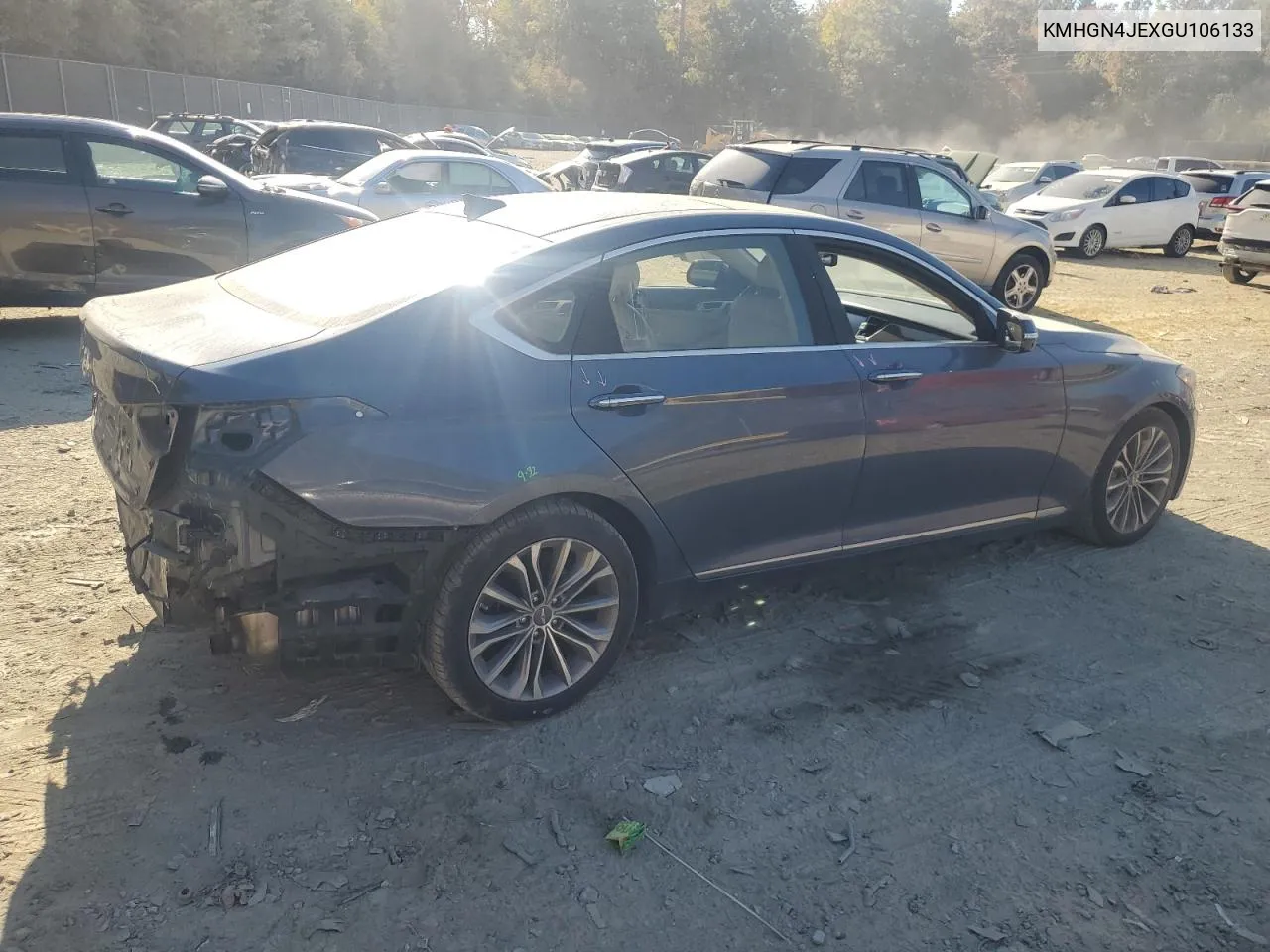 KMHGN4JEXGU106133 2016 Hyundai Genesis 3.8L