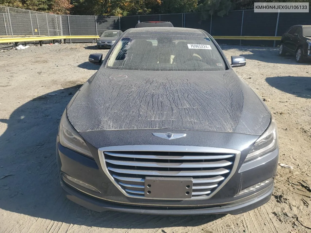 2016 Hyundai Genesis 3.8L VIN: KMHGN4JEXGU106133 Lot: 76965224