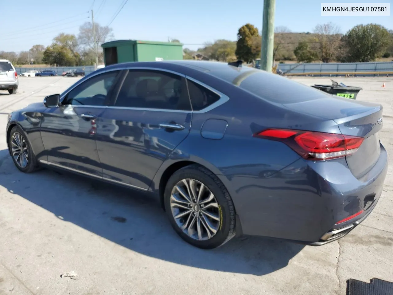 2016 Hyundai Genesis 3.8L VIN: KMHGN4JE9GU107581 Lot: 77009224