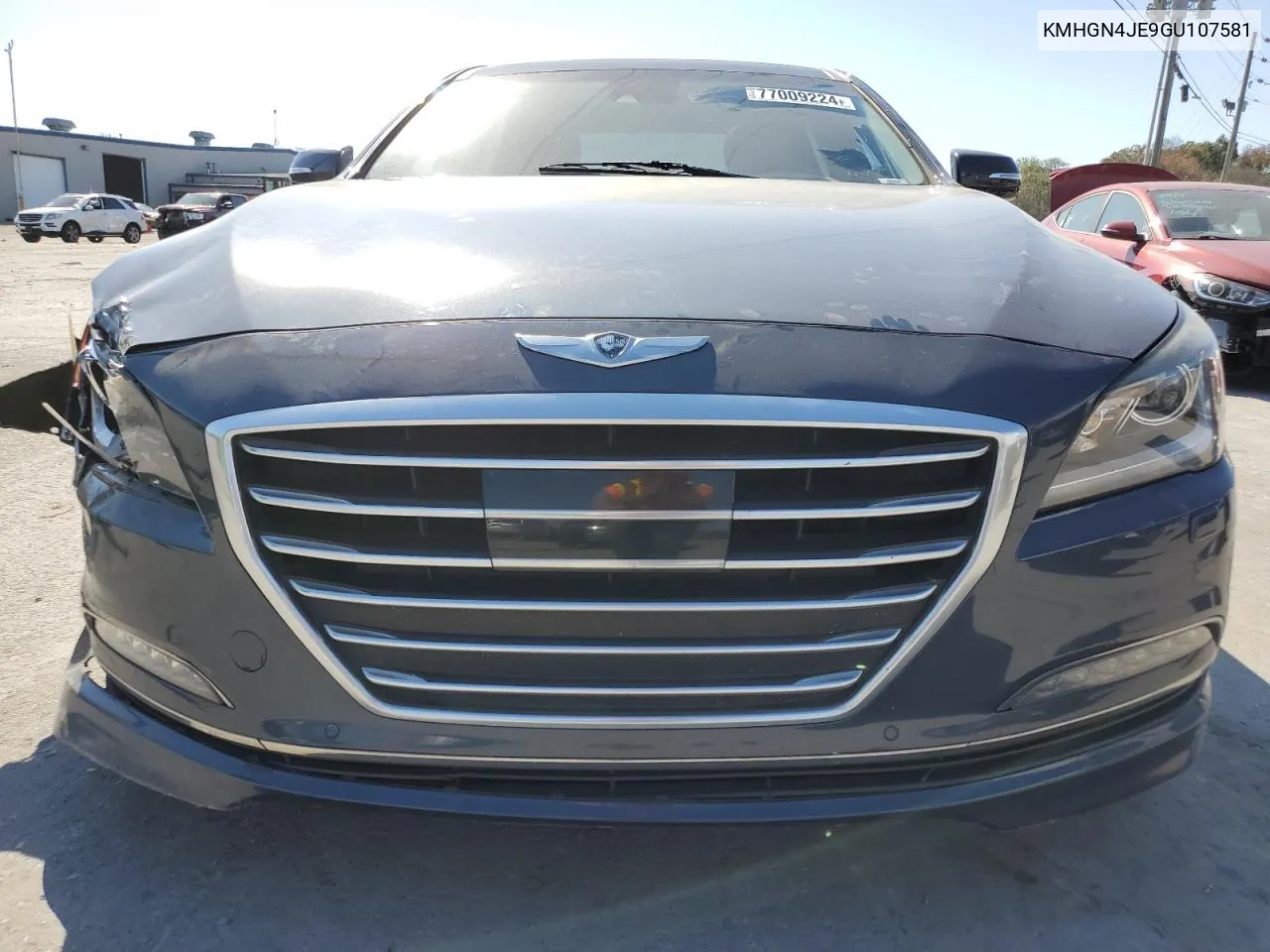 2016 Hyundai Genesis 3.8L VIN: KMHGN4JE9GU107581 Lot: 77009224