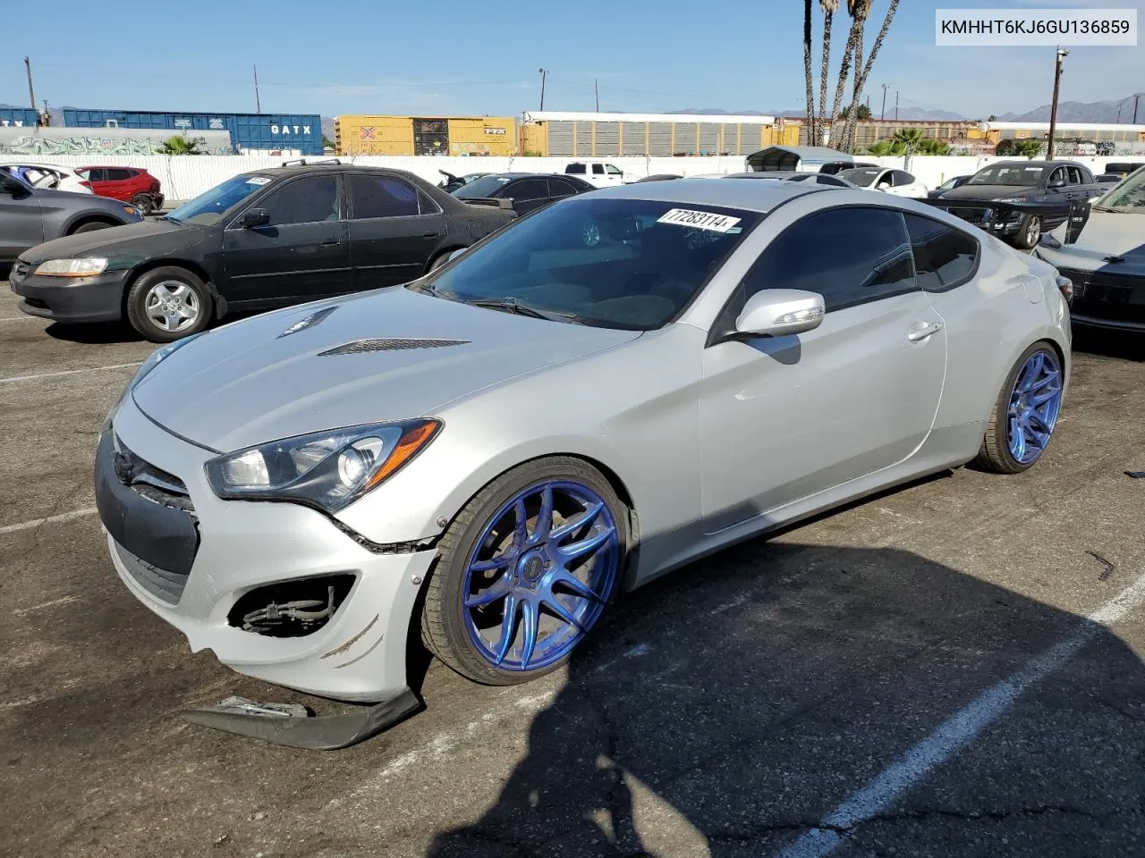 KMHHT6KJ6GU136859 2016 Hyundai Genesis Coupe 3.8L