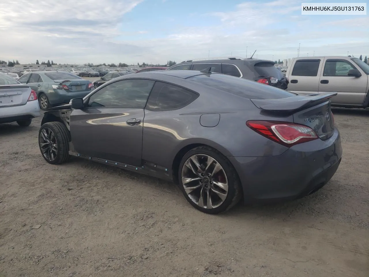 2016 Hyundai Genesis Coupe 3.8 R-Spec VIN: KMHHU6KJ5GU131763 Lot: 77570144