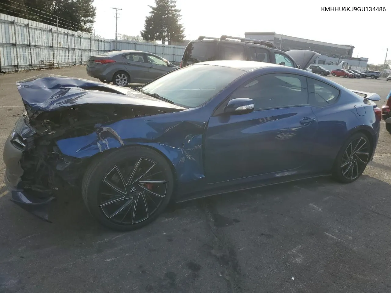 2016 Hyundai Genesis Coupe 3.8 R-Spec VIN: KMHHU6KJ9GU134486 Lot: 78189764