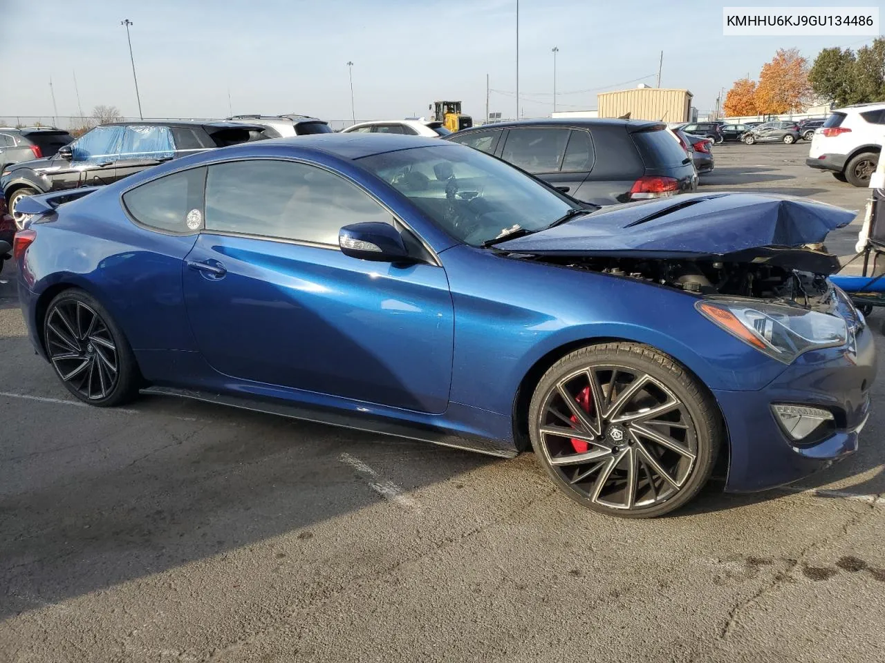 2016 Hyundai Genesis Coupe 3.8 R-Spec VIN: KMHHU6KJ9GU134486 Lot: 78189764