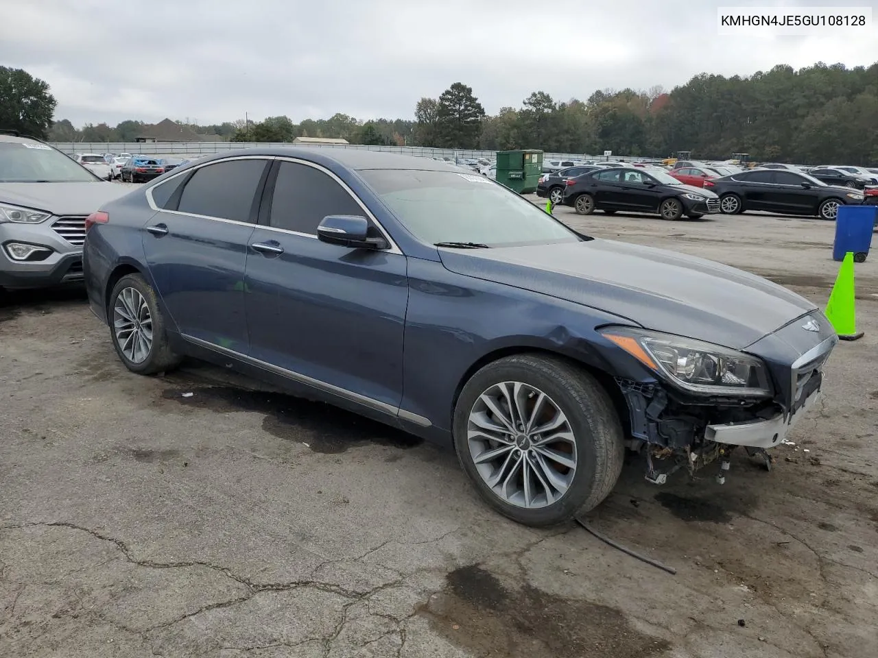 2016 Hyundai Genesis 3.8L VIN: KMHGN4JE5GU108128 Lot: 78307354